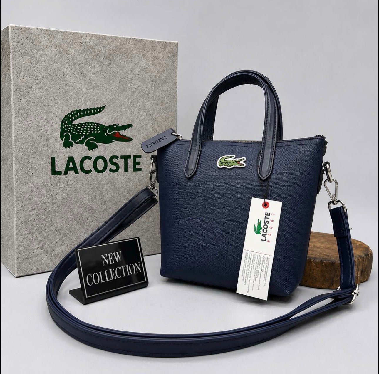 Lacoste Γυναίκειο Τσαντάκι Μπλε