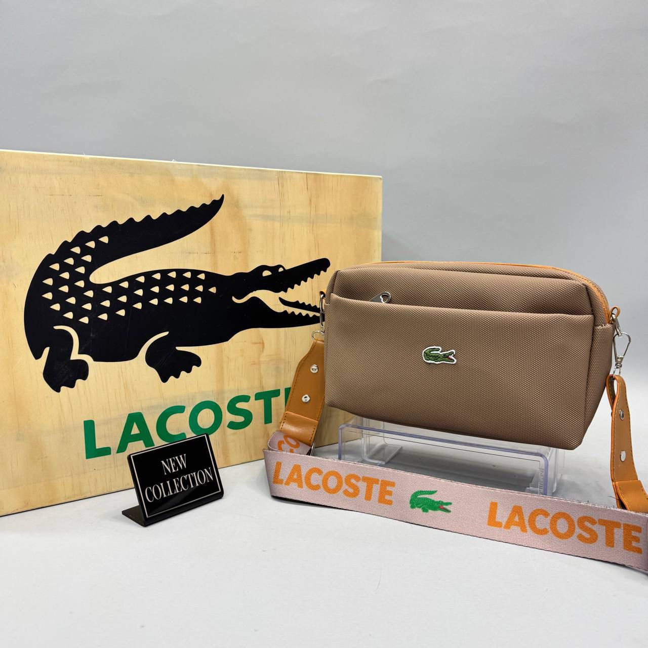 Lacoste Γυναικείο Τσαντάκι Crossbody Ταμπά