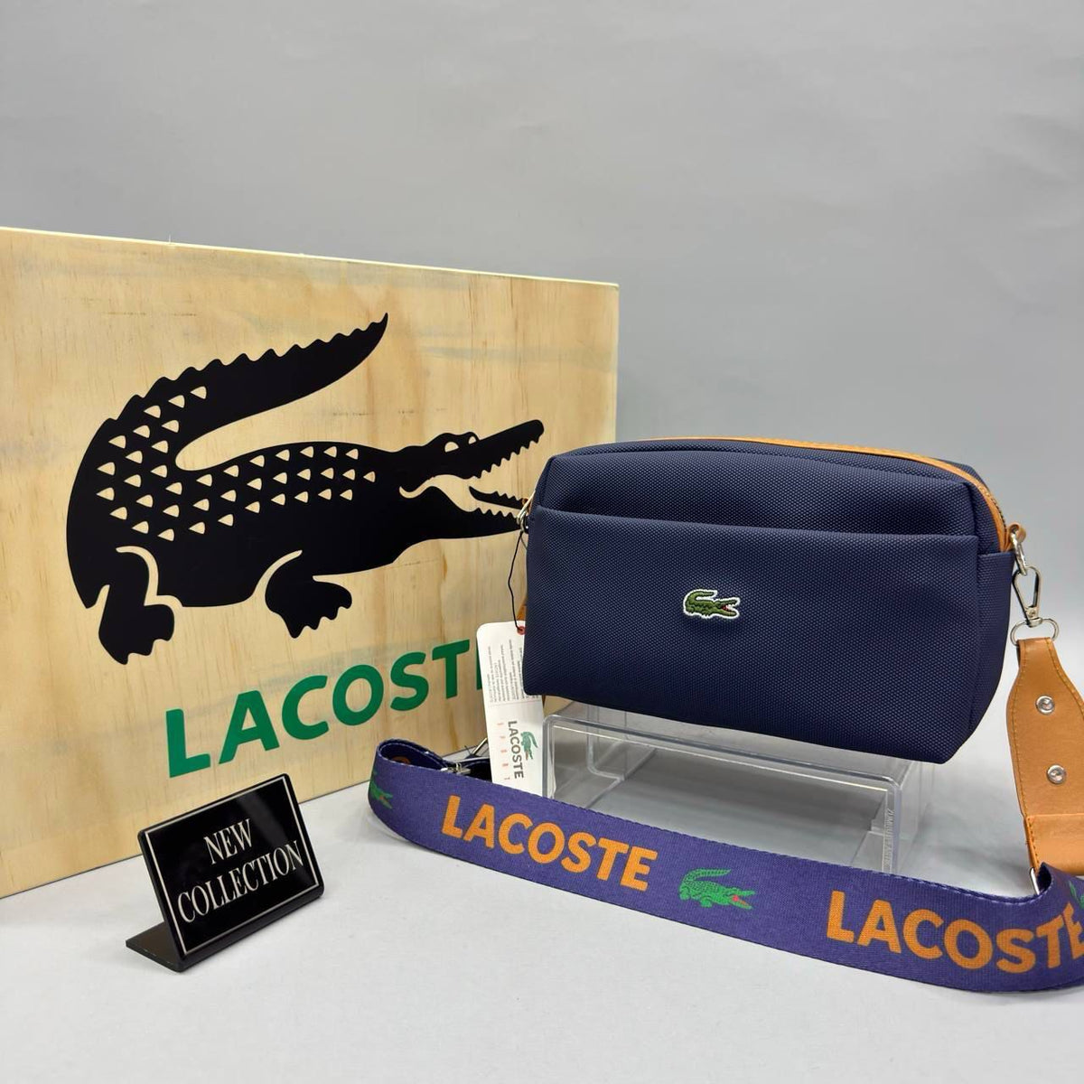 Karl Lagerfeld Γυναικείο Τσαντάκι Crossbody Μπλε Σκούρο
