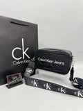 Calvin Klein Jeans Γυναικείο Τσαντάκι Crossbody Μαύρο