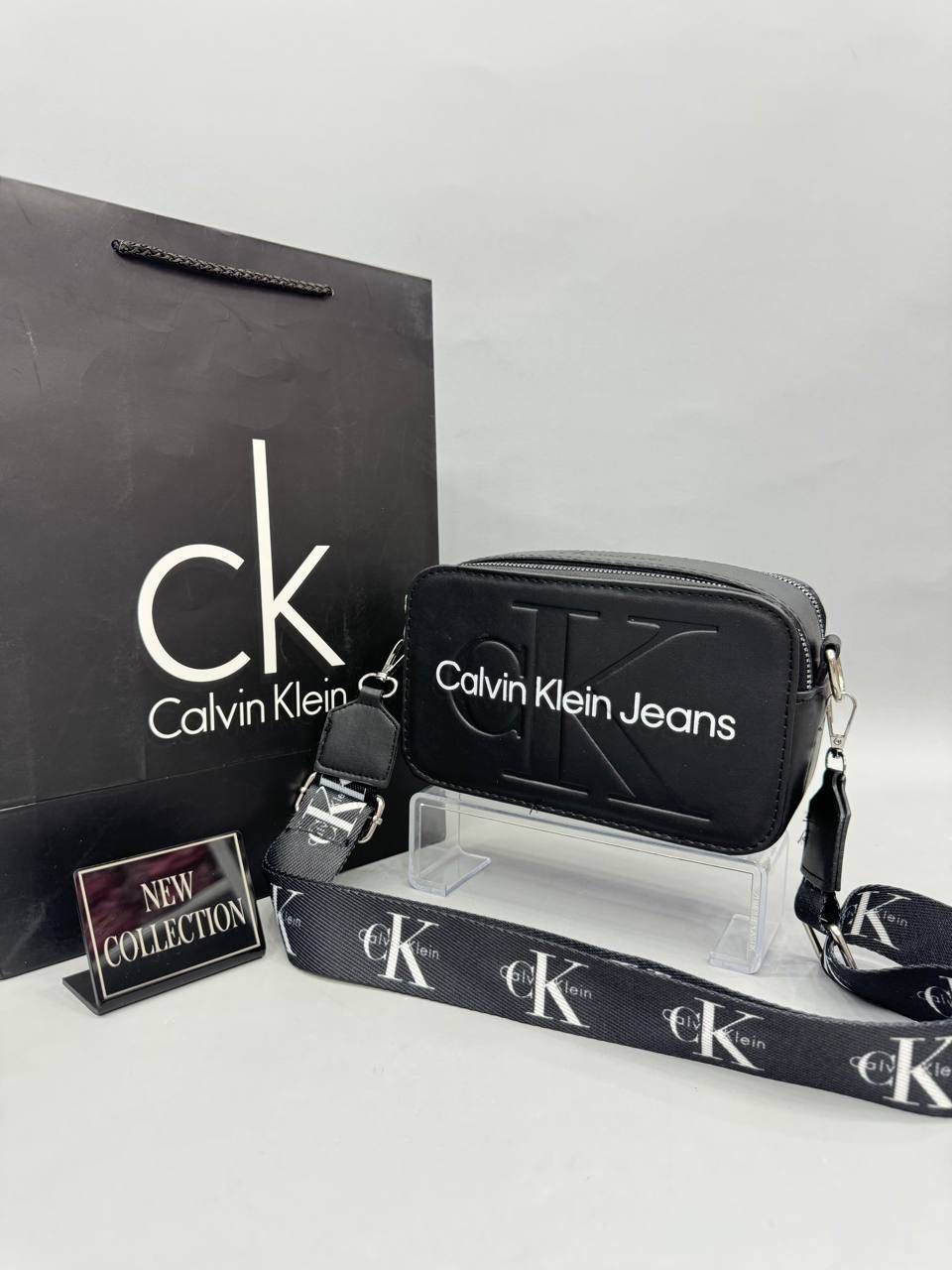 Calvin Klein Jeans Γυναικείο Τσαντάκι Crossbody Μαύρο