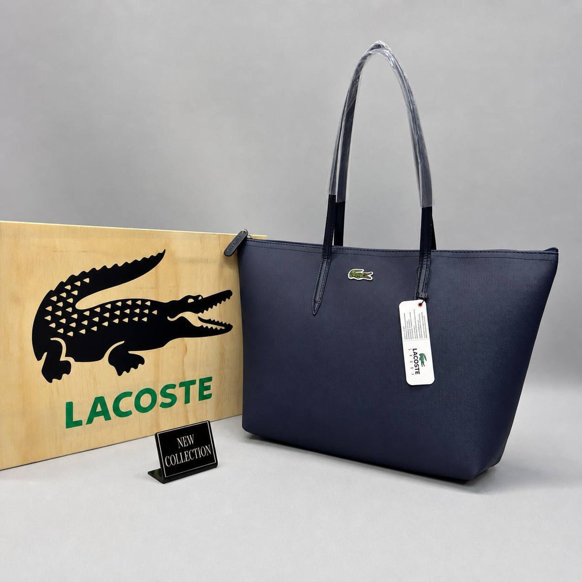Lacoste Γυναικεία Τσάντα Navy Zip Tote