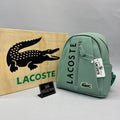 Lacoste Mint Green Logo Backpack