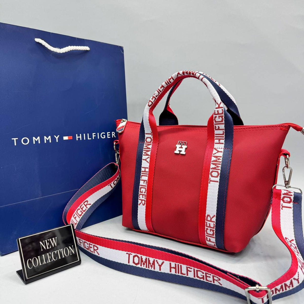Tommy Hilfiger Κόκκινη Small Tote