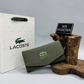 Lacoste Γυναικείο Πορτοφόλι Long Wallet Χακί