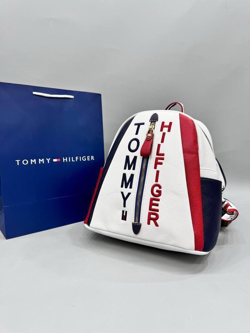 Tommy Hilfiger Λευκό Logo Backpack