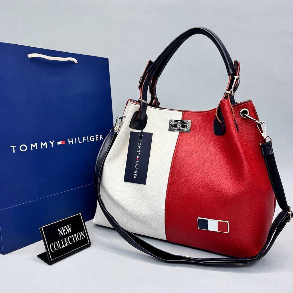 Tommy Hilfiger Navy Hobo Bag