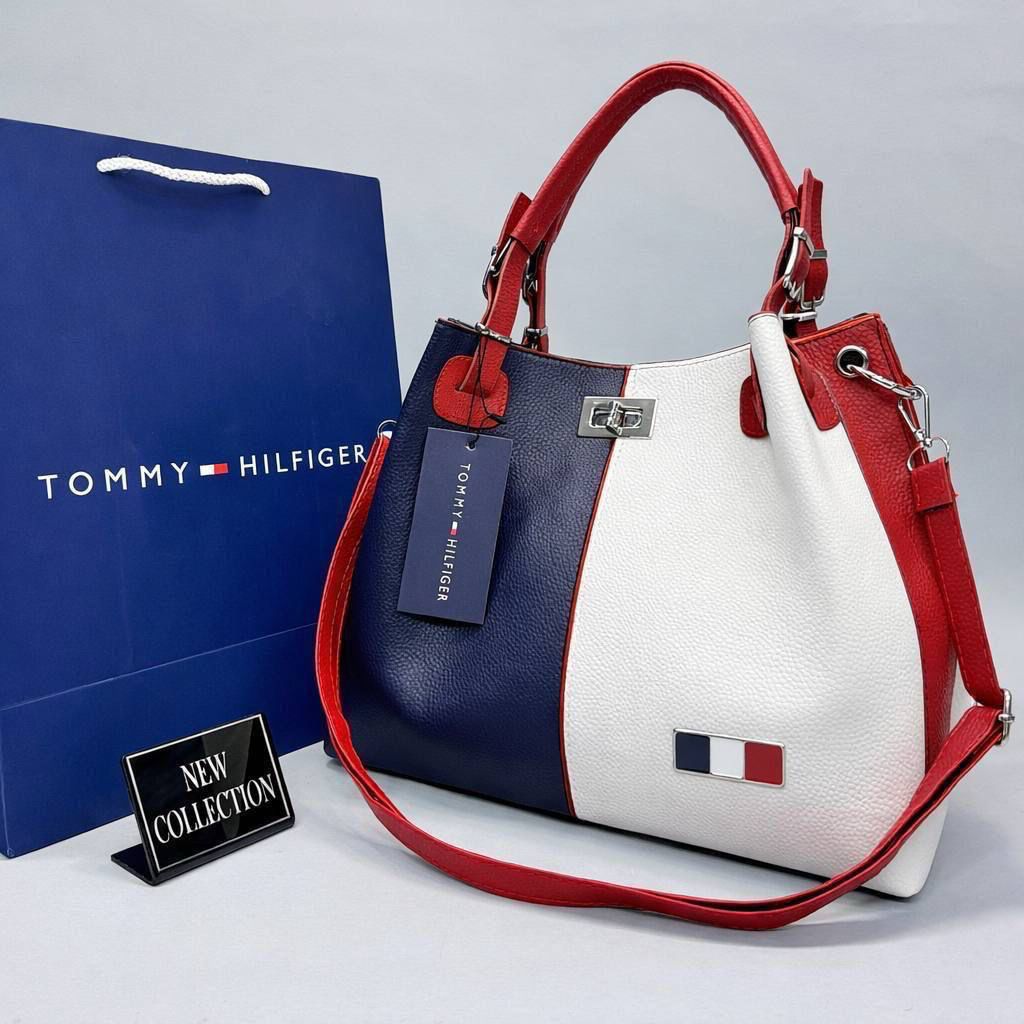 Tommy Hilfiger White Hobo Bag