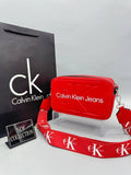 Calvin Klein Jeans Γυναικείο Τσαντάκι Crossbody Κόκκινο