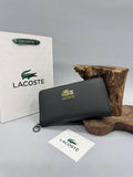 Lacoste Γυναικείο Πορτοφόλι Zip-Around Μαύρο